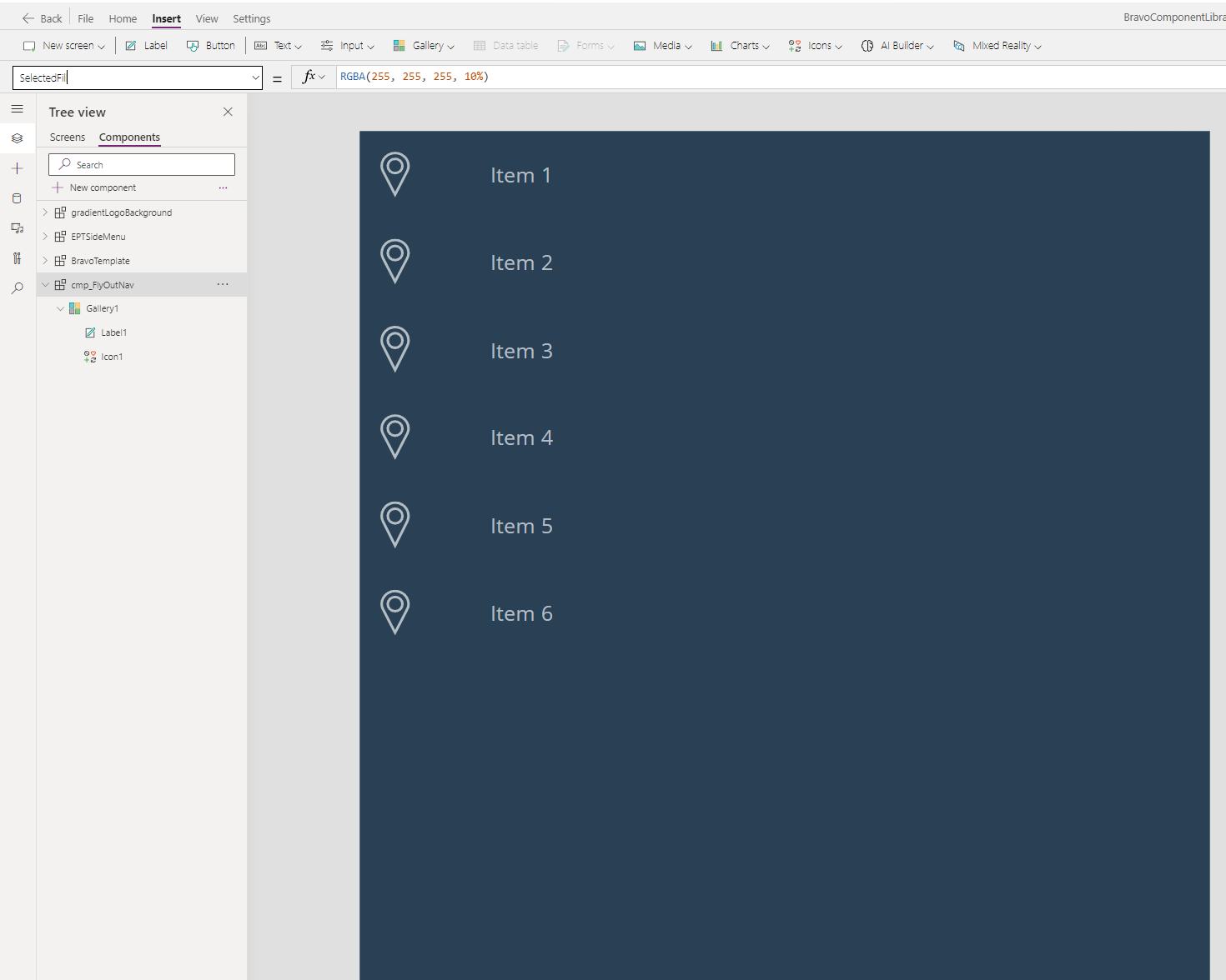 Tutorial: Power Apps Flyout Menu - Bravo Consulting Group