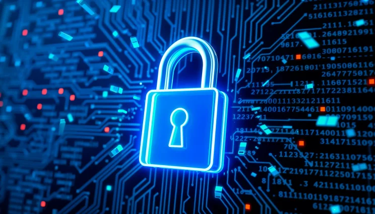 Visual representation of Microsoft 365 data protection with a security lock, highlighting the importance of going beyond native tools.